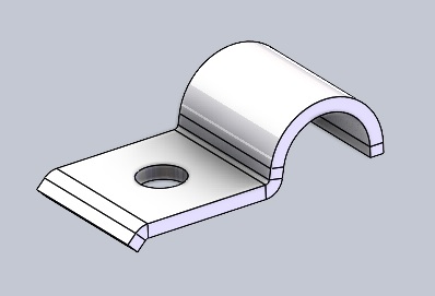 刚性管支架-包含所有配置和每个配置的step文件的Solidworks零件